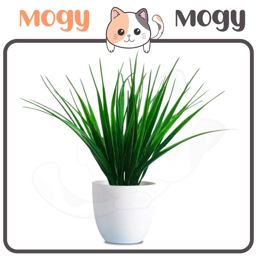 MOGYMOGY PT24 Pot Tanaman Hias Bunga Hias Plastik Ornamen Pot Bongsai Artificial Flower Decoration