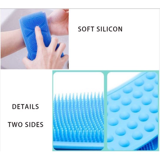 Sikat Silikon Punggung Handuk Mandi Silicone Brushes Bath Towel