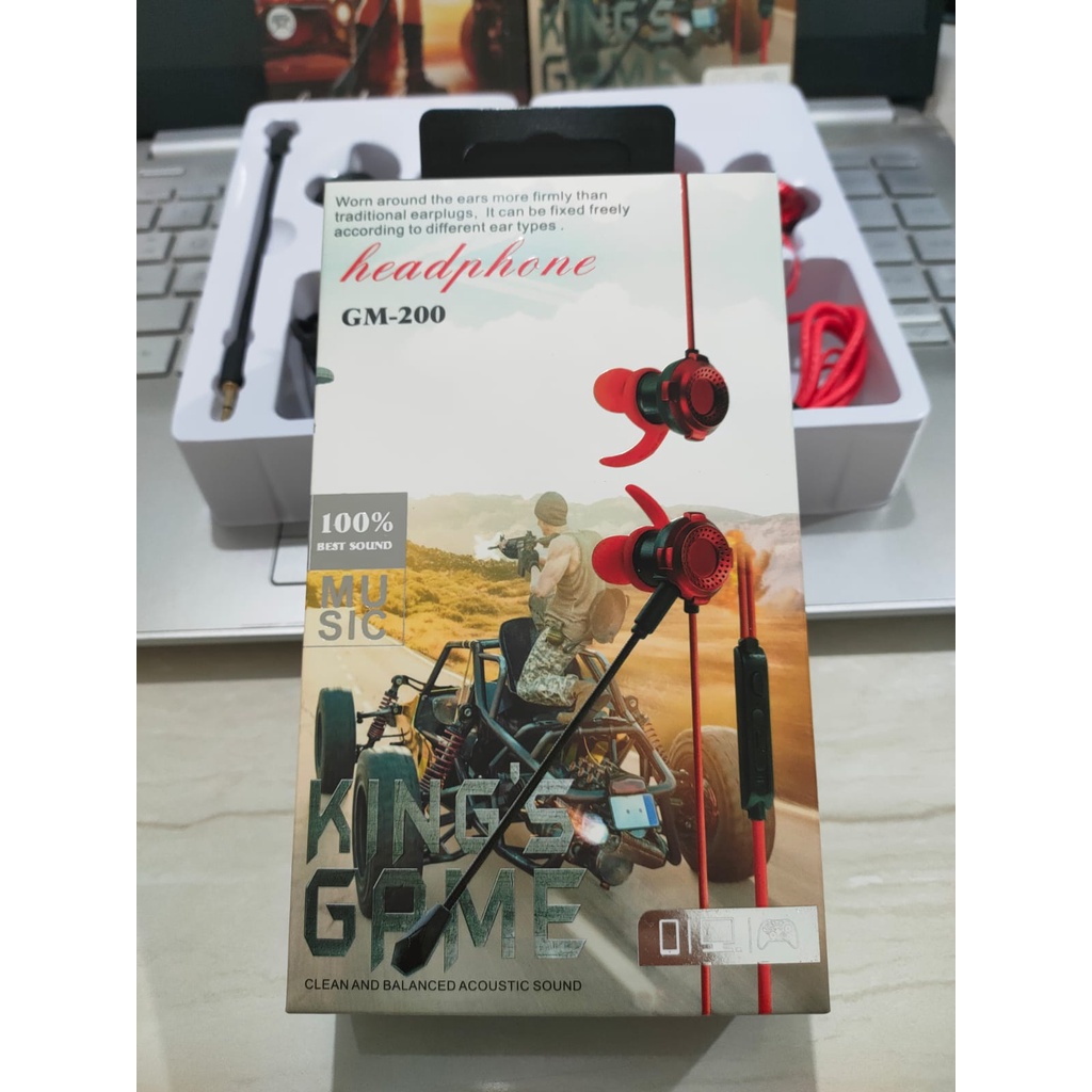 HEADSET / HANDSFREE / EARPHONE GAMING SERI GM200 / GM300