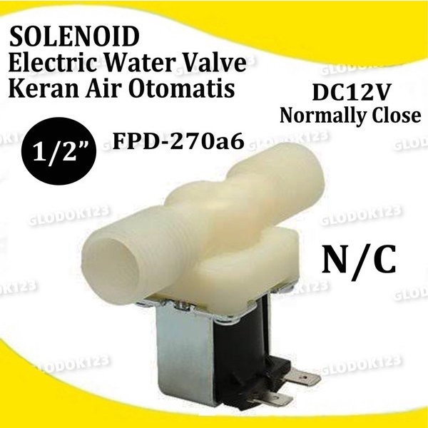 Electric Water Selenoid Valve Control Switch Air 1/2 3/4 DC 12V NC NO