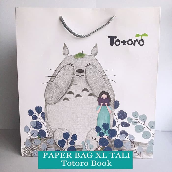 

Terlaris Paper Bag Tali Motif / Tas Kertas Kado / Tas Ultah - XL TOTORO