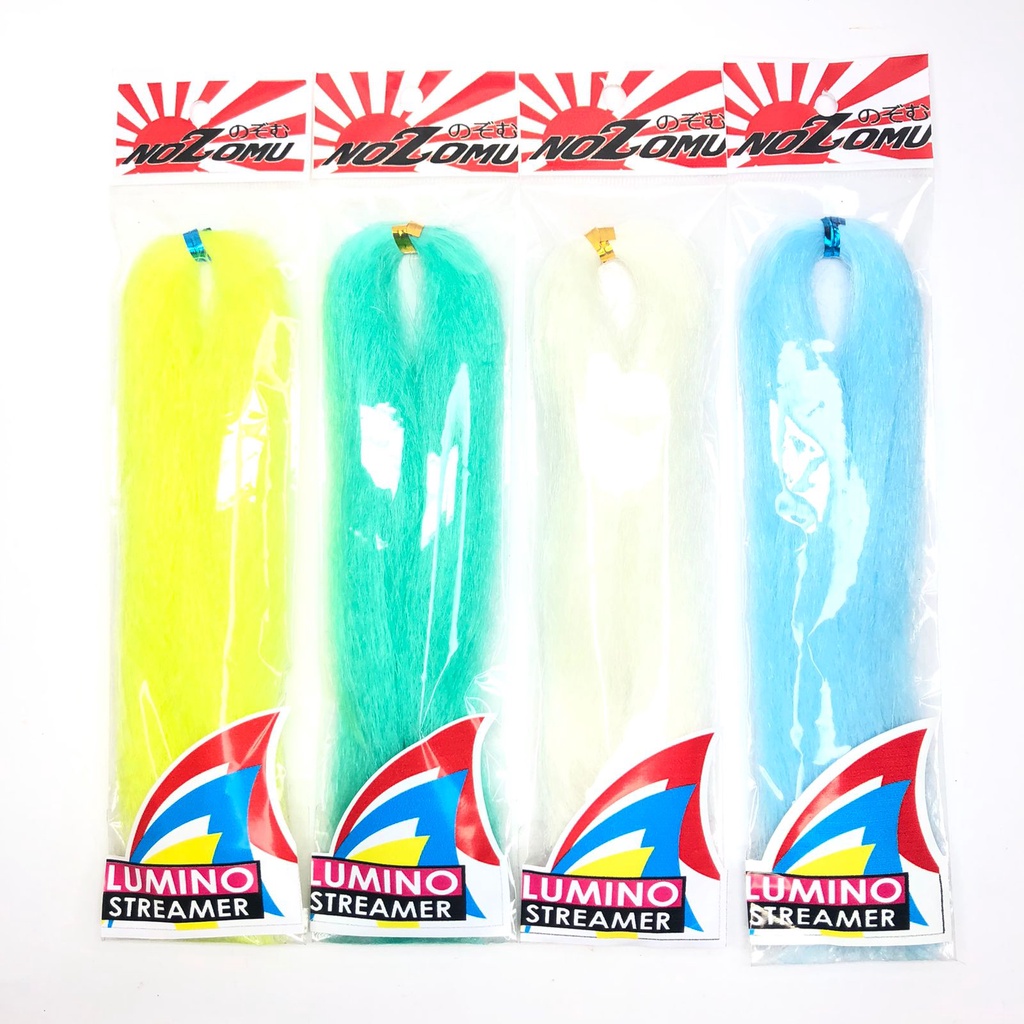 Benang Bulu Streamer Halus GID Glow in the Dark Fosfor luminous Koh Momo