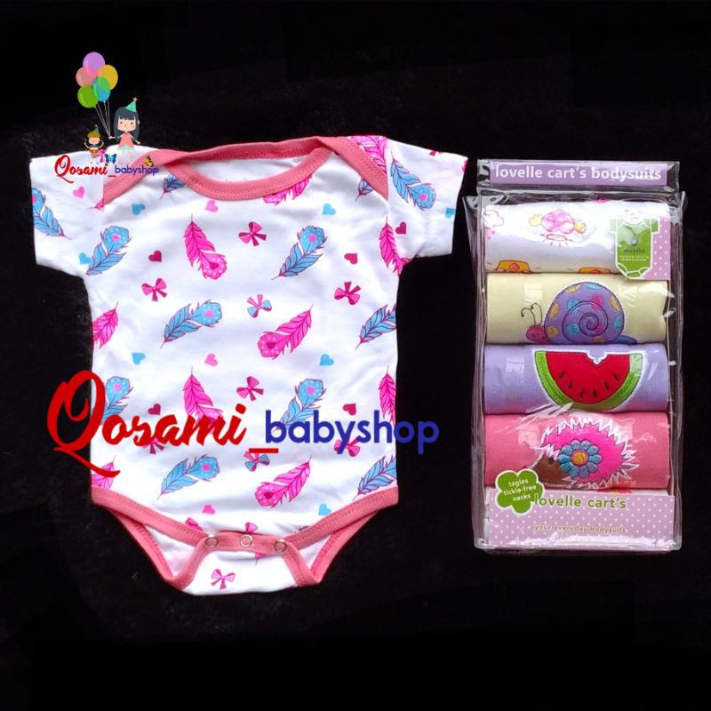 CARTER'S 1 Pak isi 5 in 1 Jamsuit Bayi Blue Fly Bodysuits Premium Quality SNI