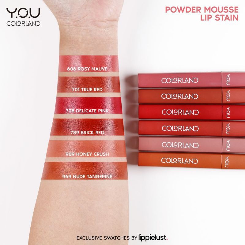 Y.O.U Colorland Powder Mousse Lip Stain 3,2g - YOU