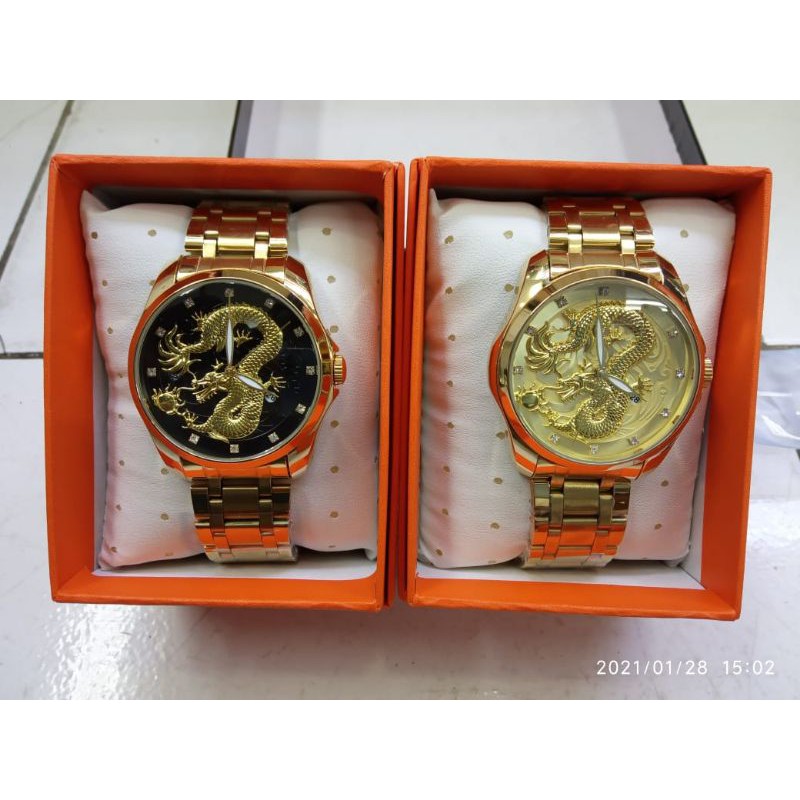 Jam Tangan Pria Edify Original Naga Series Tahan Air Garansi 1 Tahun