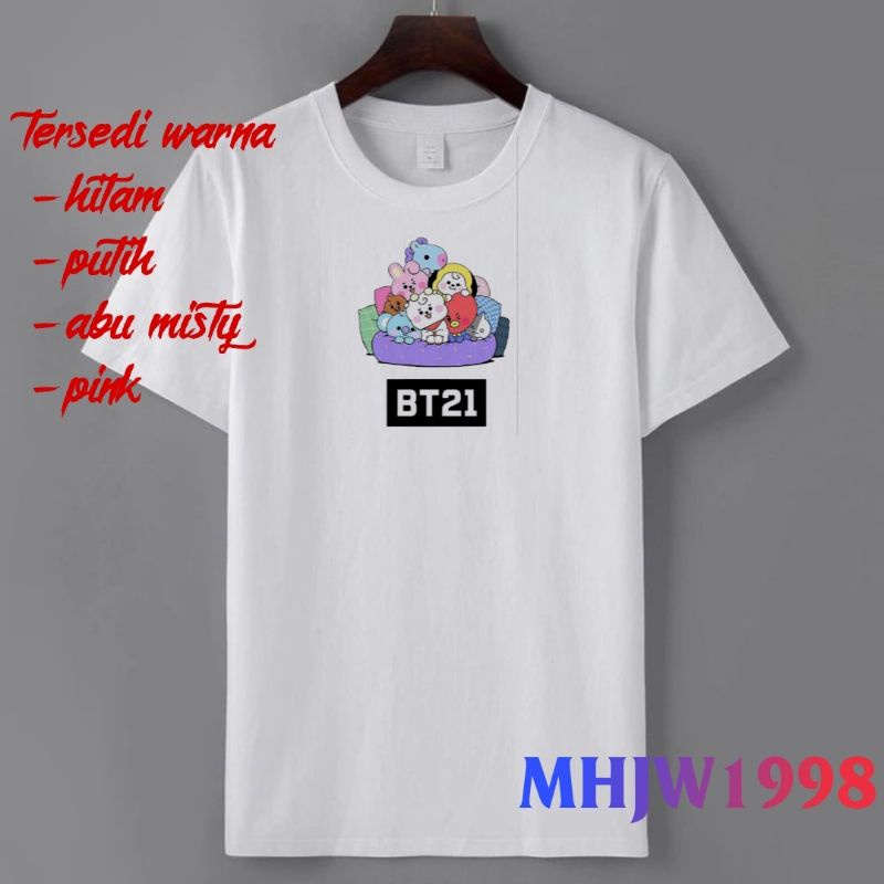 kaos anak bts bt21/tshirt anak bts bt21/baju anak bts bt12 keren terbaru