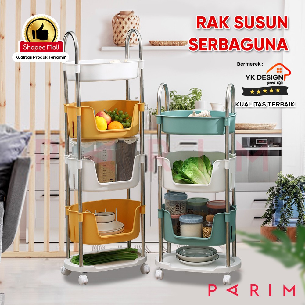 Tempat Penyimpanan Sayur Dapur Rak dapur/ Rak Kamar Mandi / Kotak Penyimpanan YK DESIGN YK-131