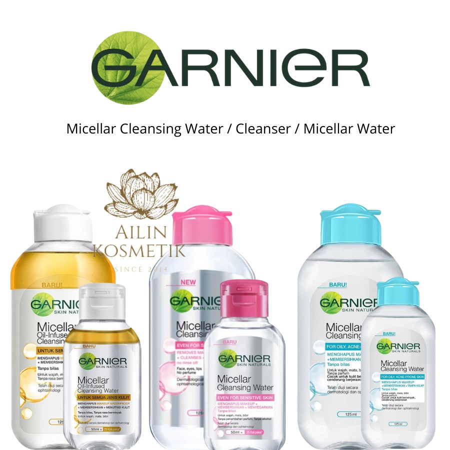Garnier Micellar Cleansing Water / Cleanser / Micellar Water BY AILIN