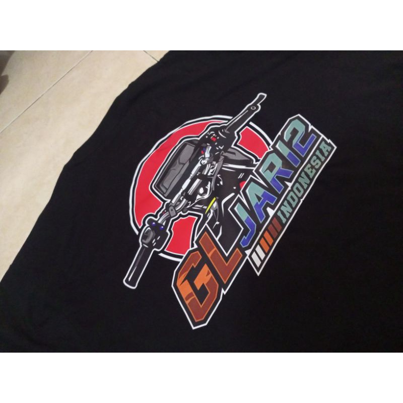 Kaos Sablon / Sablon kaos Motor  / kaos cutton combed