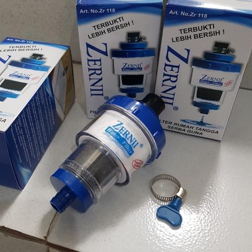 ✲ Alat Penyaring Saringan Air Kotor Kran Kamar Mandi Filter Air Keruh Sumur Zerni Water Purifier ◄