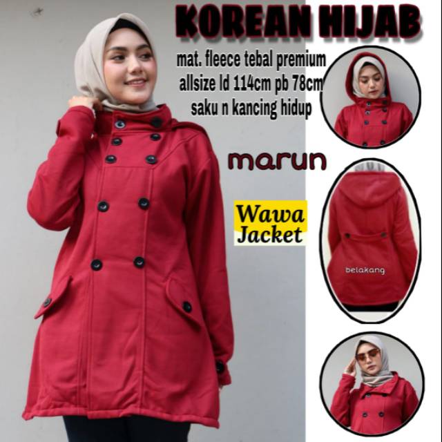 Jaket Korean/Jaket Hijabers/Korean Hijab