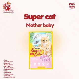 Makanan Kucing basah murah SUPER CAT pouch 85gr isi 12pcs ( 1dus )