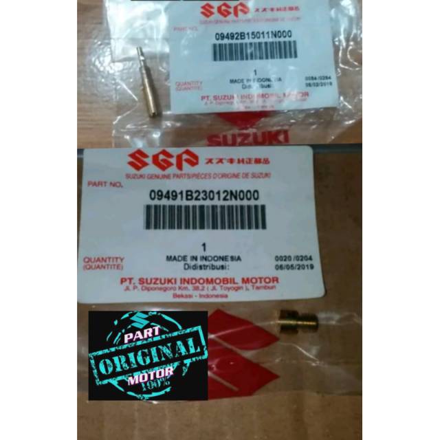 Pilot jet 15 spuyer main jet 115 satria fu