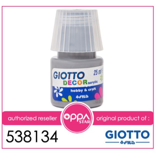 

Cat Akrilik Giotto Decor Acrylic Paint 25ml DARK GREY - 538134