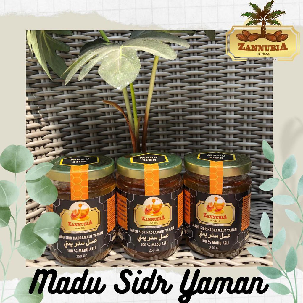 

ZANNUBIA MADU SIDR HADRAMAUT YAMAN 250GR - ASLI HALAL BERMANFAAT