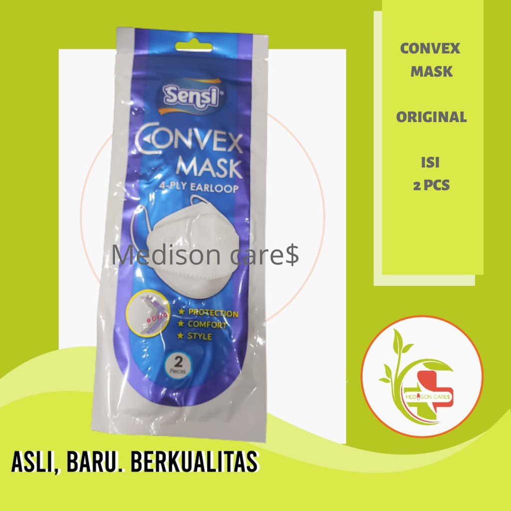 masker convex  SACHET sensi convex mask | ISI 2