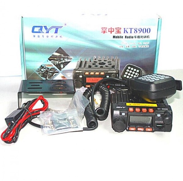 Radio Rig Mobil Dual Band QYT KT 8900 + Free CD Program + Kabel Data