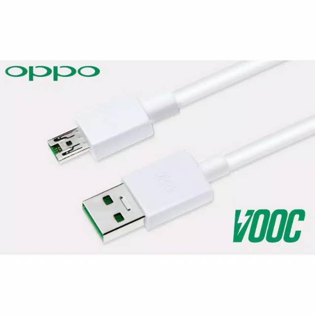 Cable USB VOOC OPPO Tipe micro &amp; Tipe C - FAST CHARGING