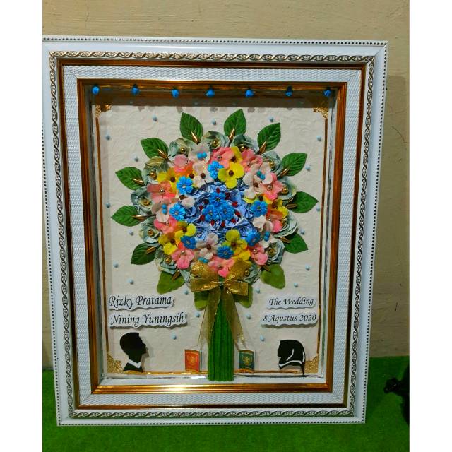 Mahar maskawin bunga, mahar uang bunga, mahar pernikahan bunga , souvenir pernikahan