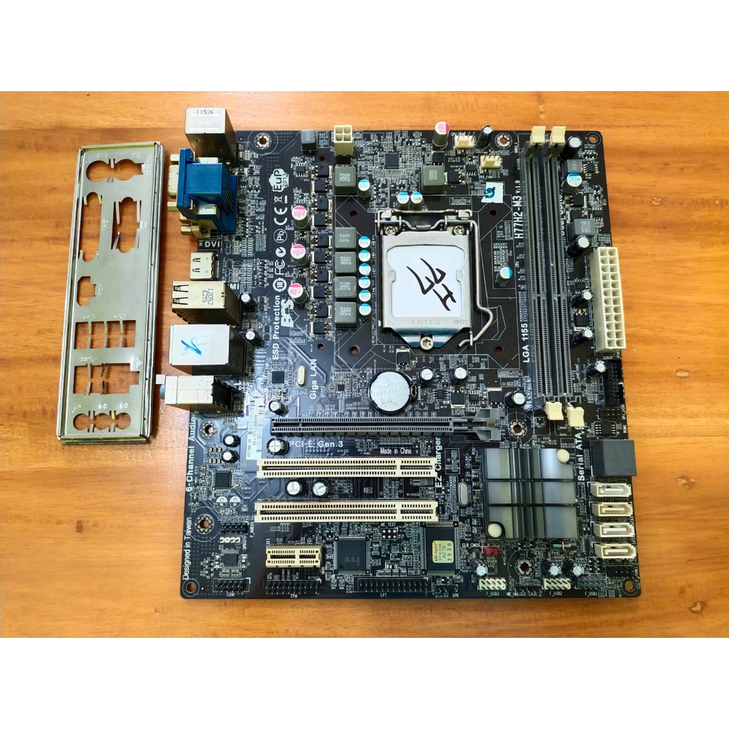 Motherboard H77 Ecs 2 slot ram