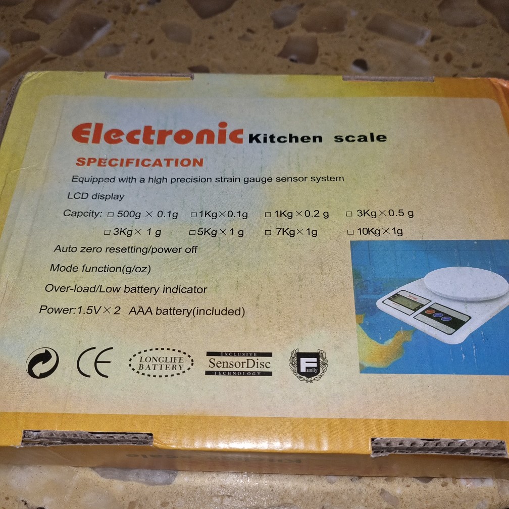 Timbangan Dapur Digital Timbangan Kue Timbangan Mangkok Sf400 Timbangan Emas