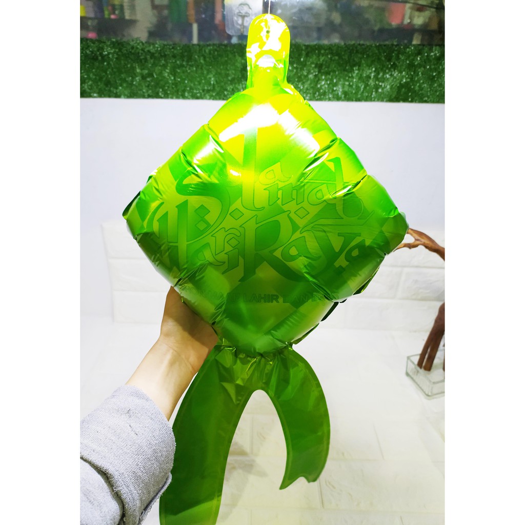 Balon Ketupat Voil - Balon Ketupat Dekorasi Lebaran