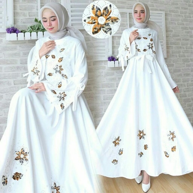 Ready 7 warna IS- Aulia Maxi / Maxi syari / maxi hijab wanita murah