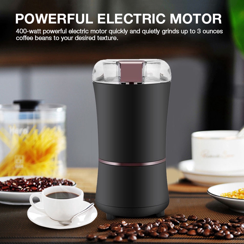 In Stock 400w Electric Coffee Grinder Beans Spices Nuts Grinding Machine With Spice Nuts Seeds Coffee Bean Grinder Machine Me Shopee Indonesia