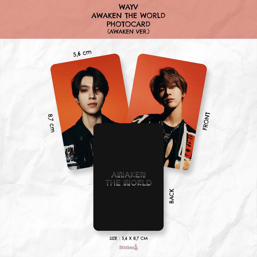 Photocard Wayv Awaken The World