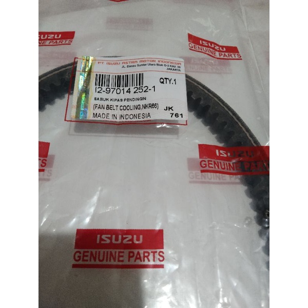 Fanbelt/sabuk/tali kipas AC ELF/NKR66 original