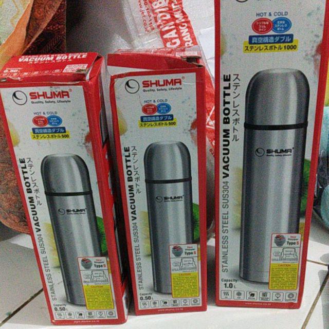 Termos Shuma 350ml/500ml/750ml/1000mlpanas Dingin Stainless Steel