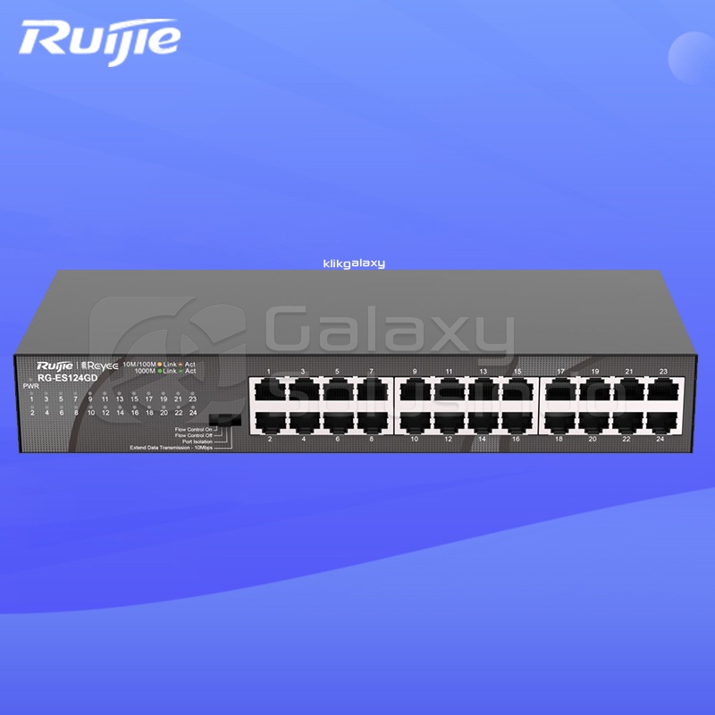 RUIJIE REYEE RG-ES124GD 24 Port Gigabit Unmanaged Metal Switch