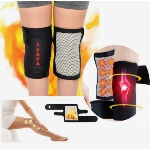 Ready Stock Sabuk Terapi Pemanas Lutut Magnetic Therapy Self Heating Knee Pads