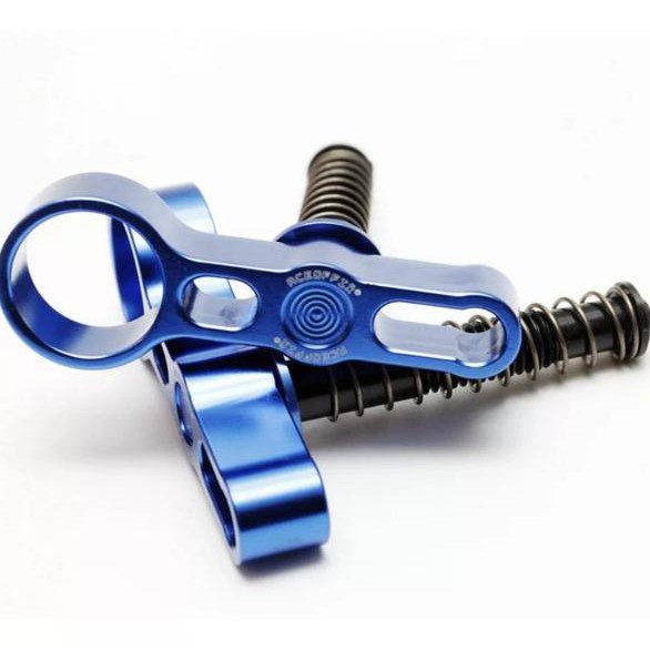 Aceoffix Hinge Clamp Laver Knob Brompton Biru