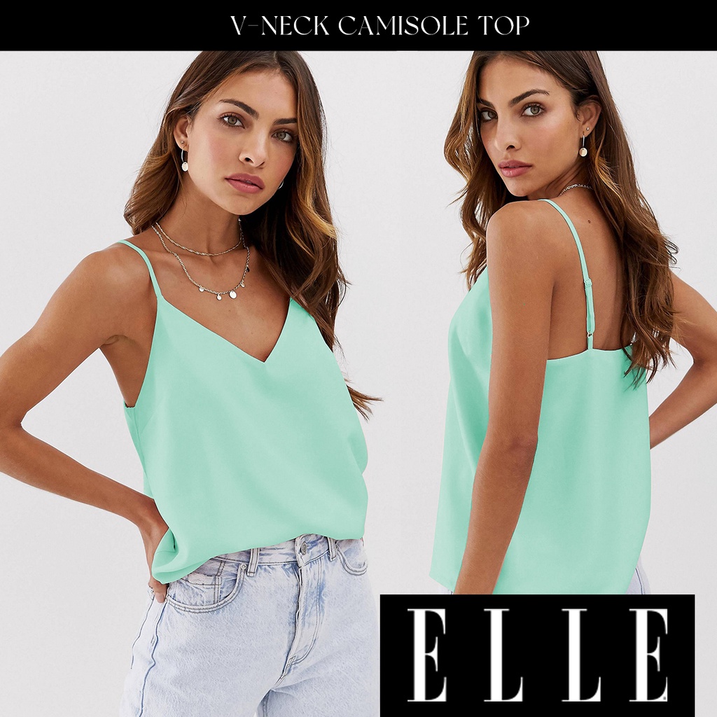SALE ELLE TANKTOP WANITA TALI KECIL | KAMISOL TANKTOP / TANKTOP LACE / TANKTOP OUTER / DALAMAN WANIT