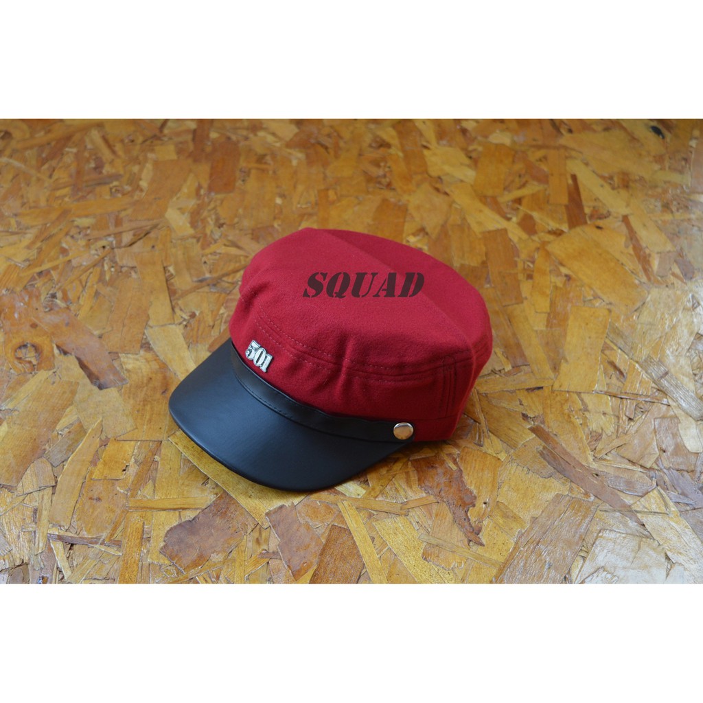 topi squad ajoee pria ariel - topi terkini