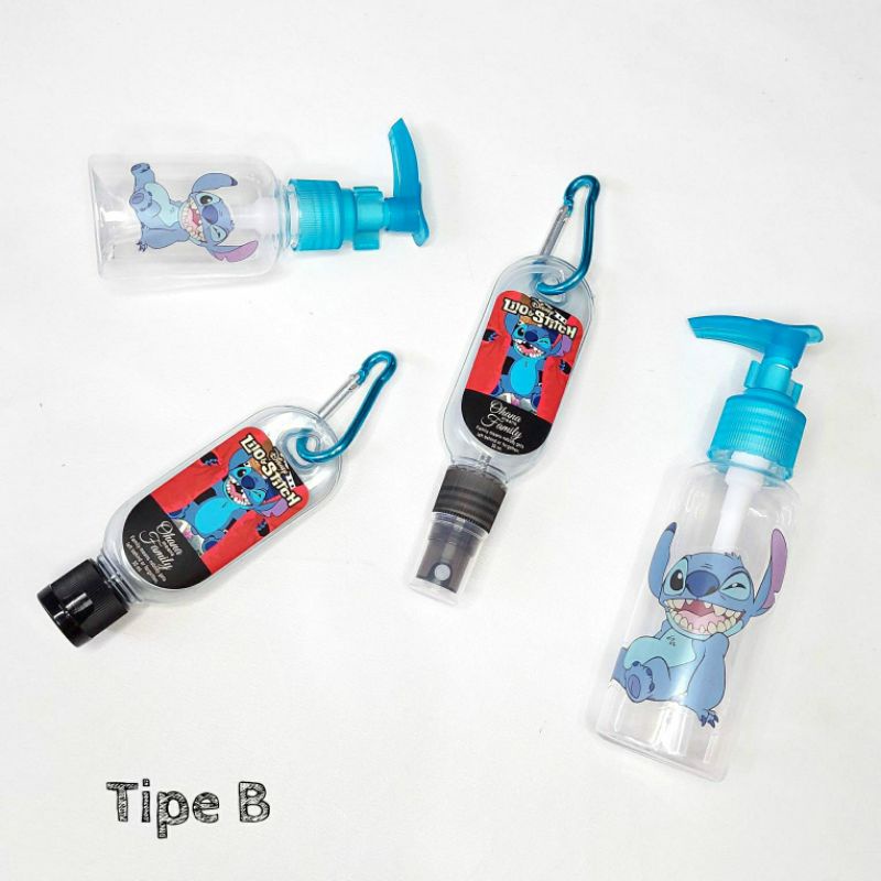 Botol Set Stitch, botol stitch, botol lilostitch TIPE B