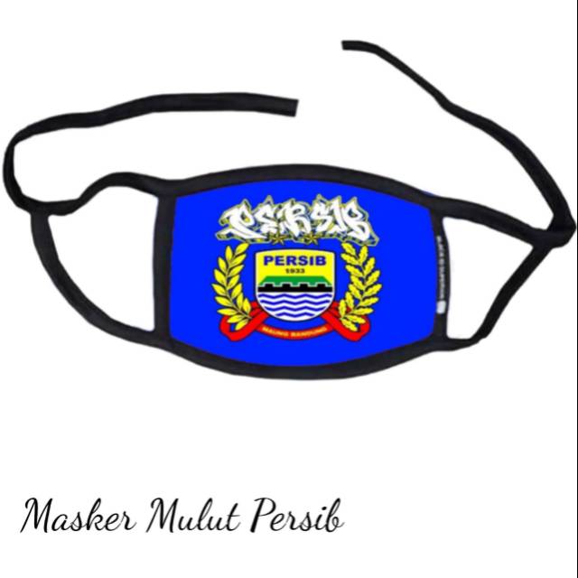 Masker mulut murah pria wanita persib