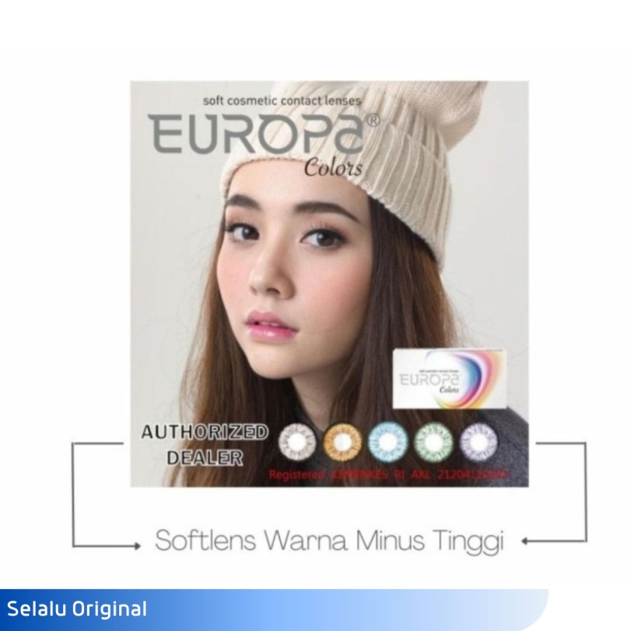 SOFTLENS WARNA MINUS KECIL EUROPA E-COLOR