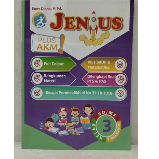 

Bagus Dipakai.. Buku JENIUS KELAS 3 SD/MI Semester 1 Tahun 2022