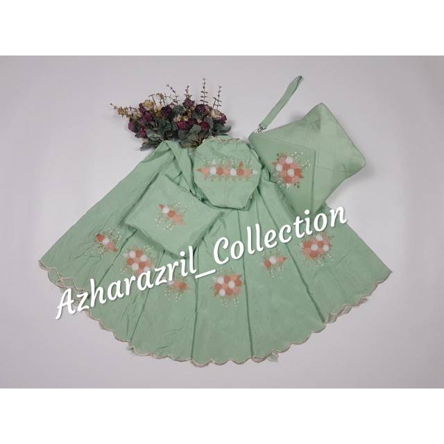 Mukenah katun sutra bordir syahira