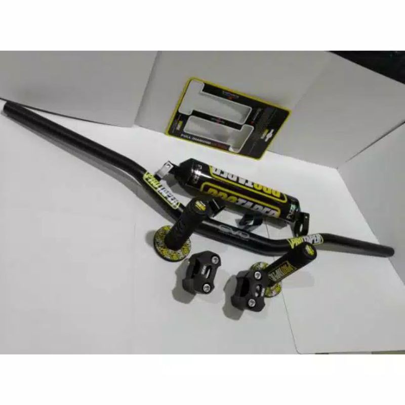 Stang Fatbar Protaper Evo plus Handgrip protaper plus Raiser dan busa fuzion protaper klx crf wr dll