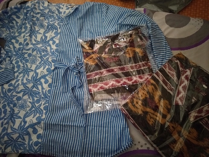 Atasan Batik Wanita Motif Soft Batik Kombinasi Terbaru