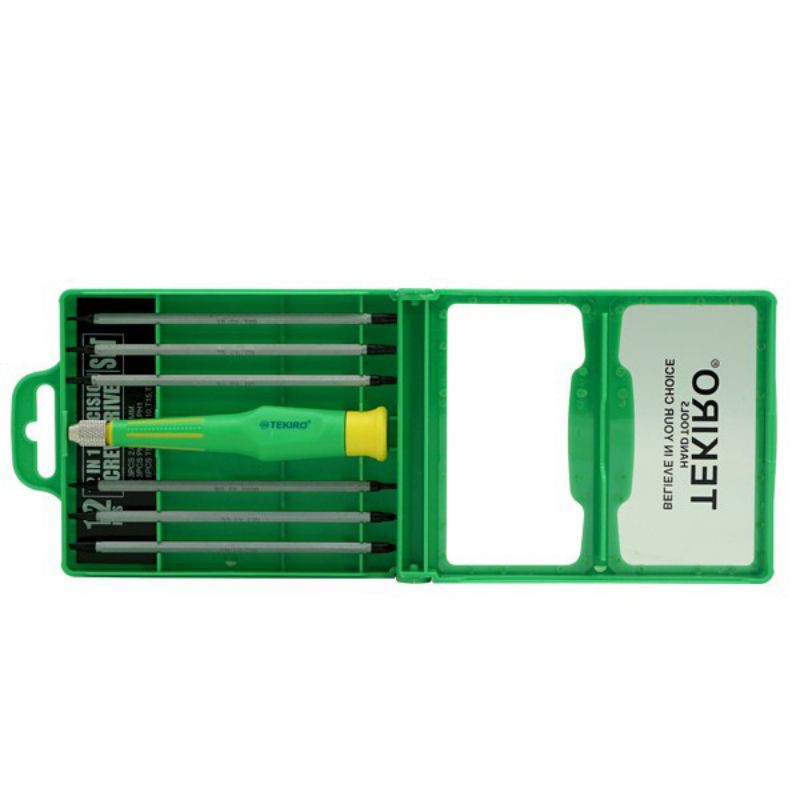 TEKIRO SET OBENG 12 IN ONE /OBENG SET 12 IN 1 / TOOLS - ALAT PERKAKAS