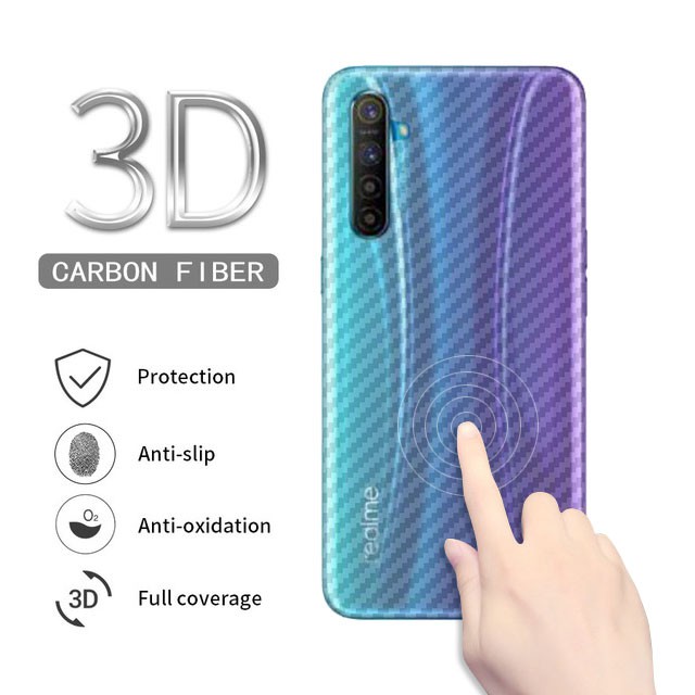 Garskin Carbon 3D Realme XT Premium Back Screen Protector