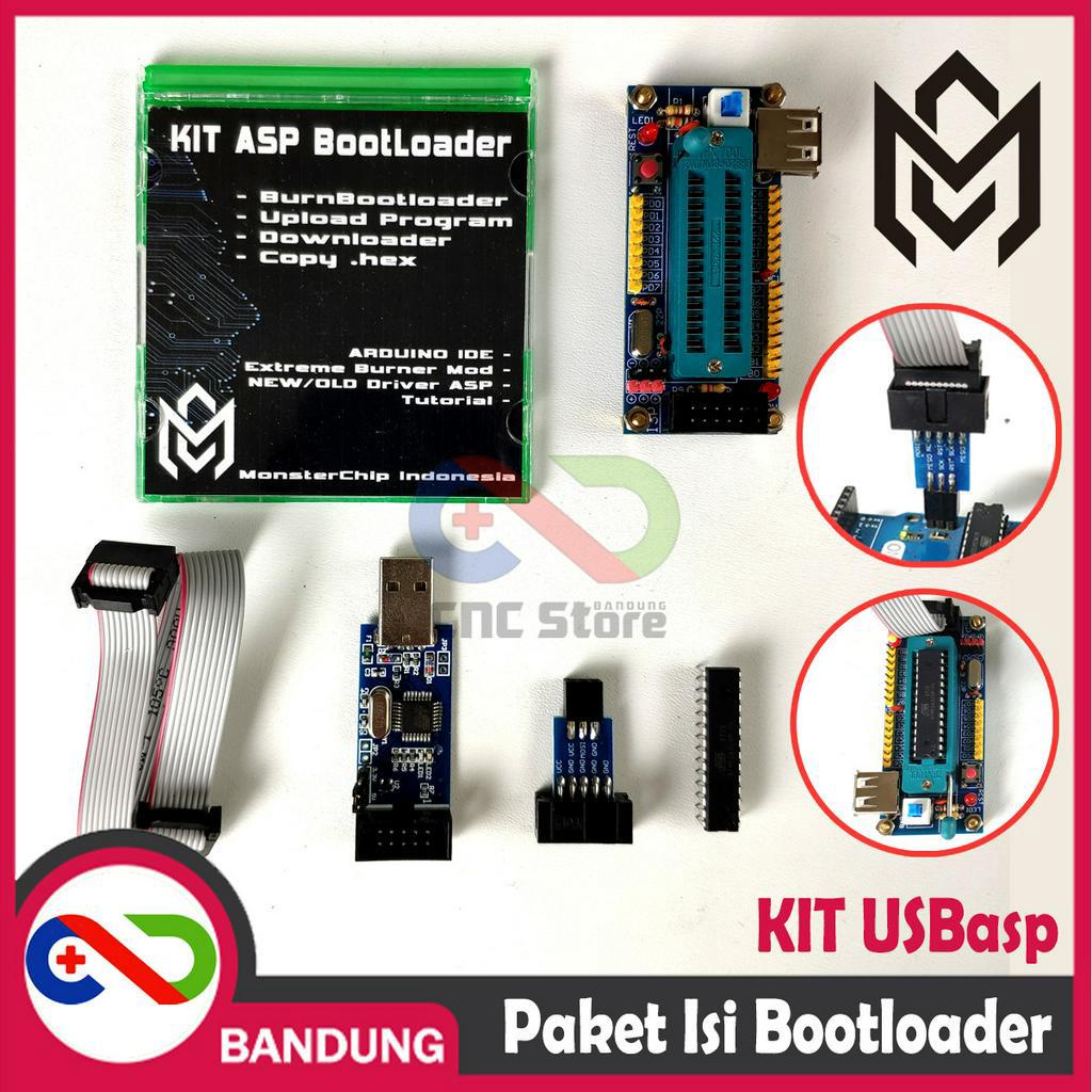 KIT USBASP ISI BOOTLOADER COPY HEX USB ASP ISP USBISP PAKET DOWNLOADER