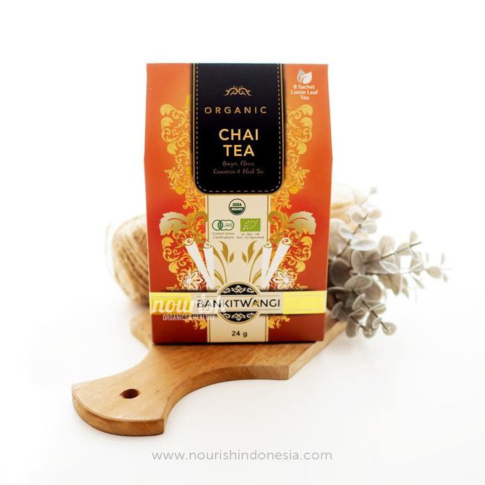 

BANKITWANGI ORGANIC CHAI TEA 24 GRAM (8 SACHET LOOSE LEAF TEA)