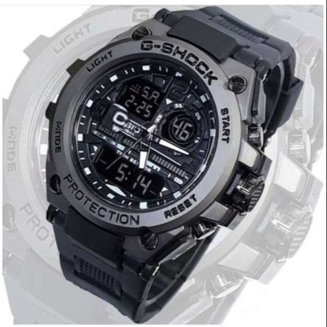 JAM TANGAN PRIA G- SHOCK ST 8600 DOUBLE TIME RING BESI