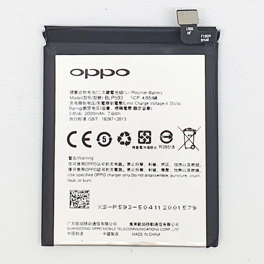 Baterai Oppo BLP593 / BLP 593 / Neo 5 / A31 / R1201 Original 100% Battery