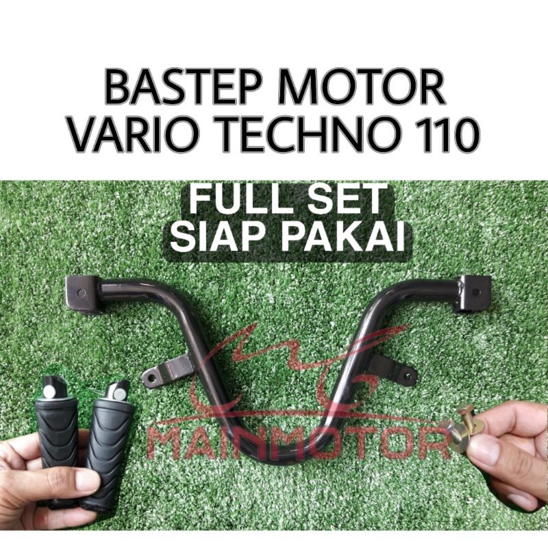 BASTEP DEPAN VARIO TECHNO 110 FOOTSTEP PIJAKAN KAKI FULLSET